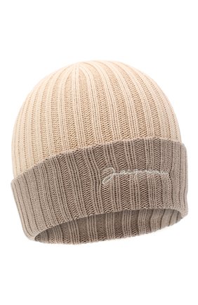 Мужская хлопковая шапка le bonnet JACQUEMUS бежевого цвета по цене 7775 руб., арт. 206AC07/514160 | Фото 1 Мужская хлопковая шапка le bonnet JACQUEMUS бежевого цвета, арт. 206AC07/514160 | Фото 1