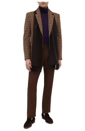 Мужской шерстяная водолазка LORO PIANA фиолетового цвета по цене 86800 руб., арт. FAL3612 | Фото 2 Мужской шерстяная водолазка LORO PIANA фиолетового цвета, арт. FAL3612 | Фото 2 (Длина (для топов): Стандартные; Материал внешний: Шерсть; Принт: Без принта; Мужское Кросс-КТ: Водолазка-одежда; Рукава: Длинные; Стили: Кэжуэл)