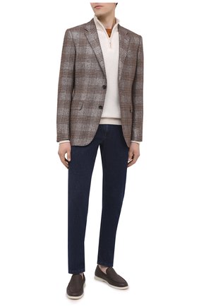Мужской кашемировый свитер LORO PIANA белого цвета по цене 230500 руб., арт. FAL3430 | Фото 2 Мужской кашемировый свитер LORO PIANA белого цвета, арт. FAL3430 | Фото 2 (Материал внешний: Шерсть, Кашемир; Длина (для топов): Стандартные; Принт: Без принта; Рукава: Длинные; Стили: Кэжуэл; Мужское Кросс-КТ: Свитер-одежда; Региональные ограничения белый список (Axapta Mercury): RU)