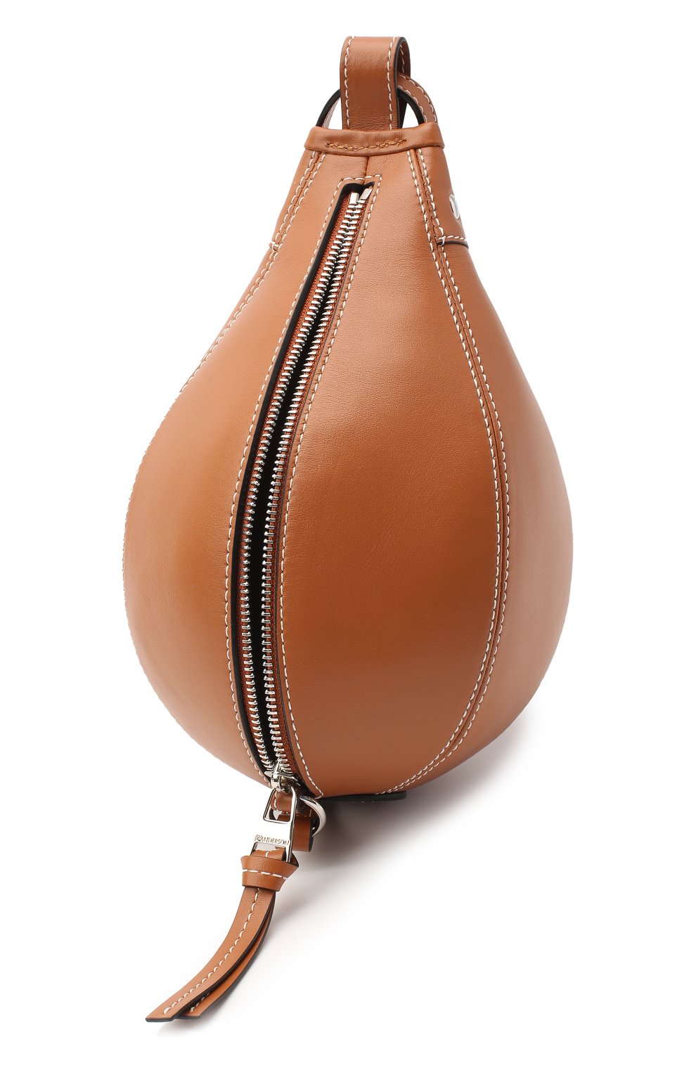 Женская сумка punch JW ANDERSON коричневого цвета по цене 0 руб., арт. HB0283 LA0020 | Фото 4 Женская сумка punch JW ANDERSON коричневого цвета, арт. HB0283 LA0020 | Фото 4 (Сумки-технические: Сумки через плечо, Сумки top-handle; Материал: Натуральная кожа; Ремень/цепочка: На ремешке; Размер: small)