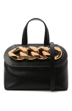 Женская сумка chain lid JW ANDERSON черного цвета по цене 0 руб., арт. HB0307 LA0020 | Фото 5 Женская сумка chain lid JW ANDERSON черного цвета, арт. HB0307 LA0020 | Фото 5 (Сумки-технические: Сумки через плечо, Сумки top-handle; Размер: medium; Материал: Натуральная кожа)