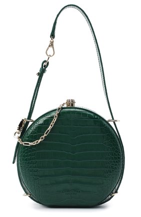 Женская сумка canteen из кожи аллигатора RALPH LAUREN зеленого цвета по цене 1315000 руб., арт. 435790384AMIS | Фото 1 Женская сумка canteen из кожи аллигатора RALPH LAUREN зеленого цвета, арт. 435790384AMIS | Фото 1