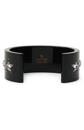 Женский браслет gg original GUCCI черного цвета по цене 38600 руб., арт. 627956/I12G0 | Фото 2 Женский браслет gg original GUCCI черного цвета, арт. 627956/I12G0 | Фото 2
