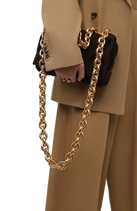 Женская сумка BOTTEGA VENETA темно-коричневого цвета по цене 262500 руб., арт. 631421/V04N0 | Фото 2 Женская сумка BOTTEGA VENETA темно-коричневого цвета, арт. 631421/V04N0 | Фото 2