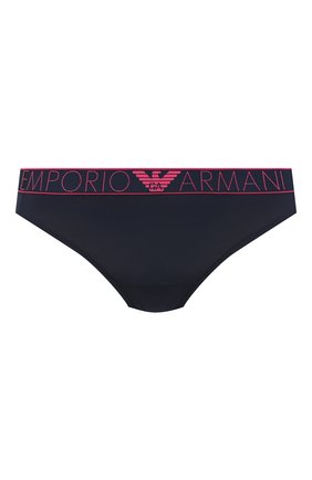 Женские трусы-стринги EMPORIO ARMANI темно-синего цвета по цене 4490 руб., арт. 162948/0A317 | Фото 1 Женские трусы-стринги EMPORIO ARMANI темно-синего цвета, арт. 162948/0A317 | Фото 1