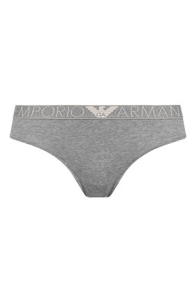 Женские трусы-стринги EMPORIO ARMANI серого цвета по цене 4490 руб., арт. 162948/0A317 | Фото 1 Женские трусы-стринги EMPORIO ARMANI серого цвета, арт. 162948/0A317 | Фото 1