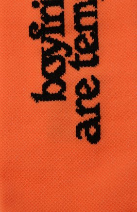 Женские хлопковые носки OFF-WHITE оранжевого цвета по цене 5465 руб., арт. 0WRA003F20KNI0016610 | Фото 2 Женские хлопковые носки OFF-WHITE оранжевого цвета, арт. 0WRA003F20KNI0016610 | Фото 2