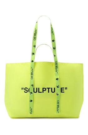 Женский сумка-тоут sculpture OFF-WHITE желтого цвета по цене 24150 руб., арт. 0WNA094E20PLA0011810 | Фото 1 Женский сумка-тоут sculpture OFF-WHITE желтого цвета, арт. 0WNA094E20PLA0011810 | Фото 1