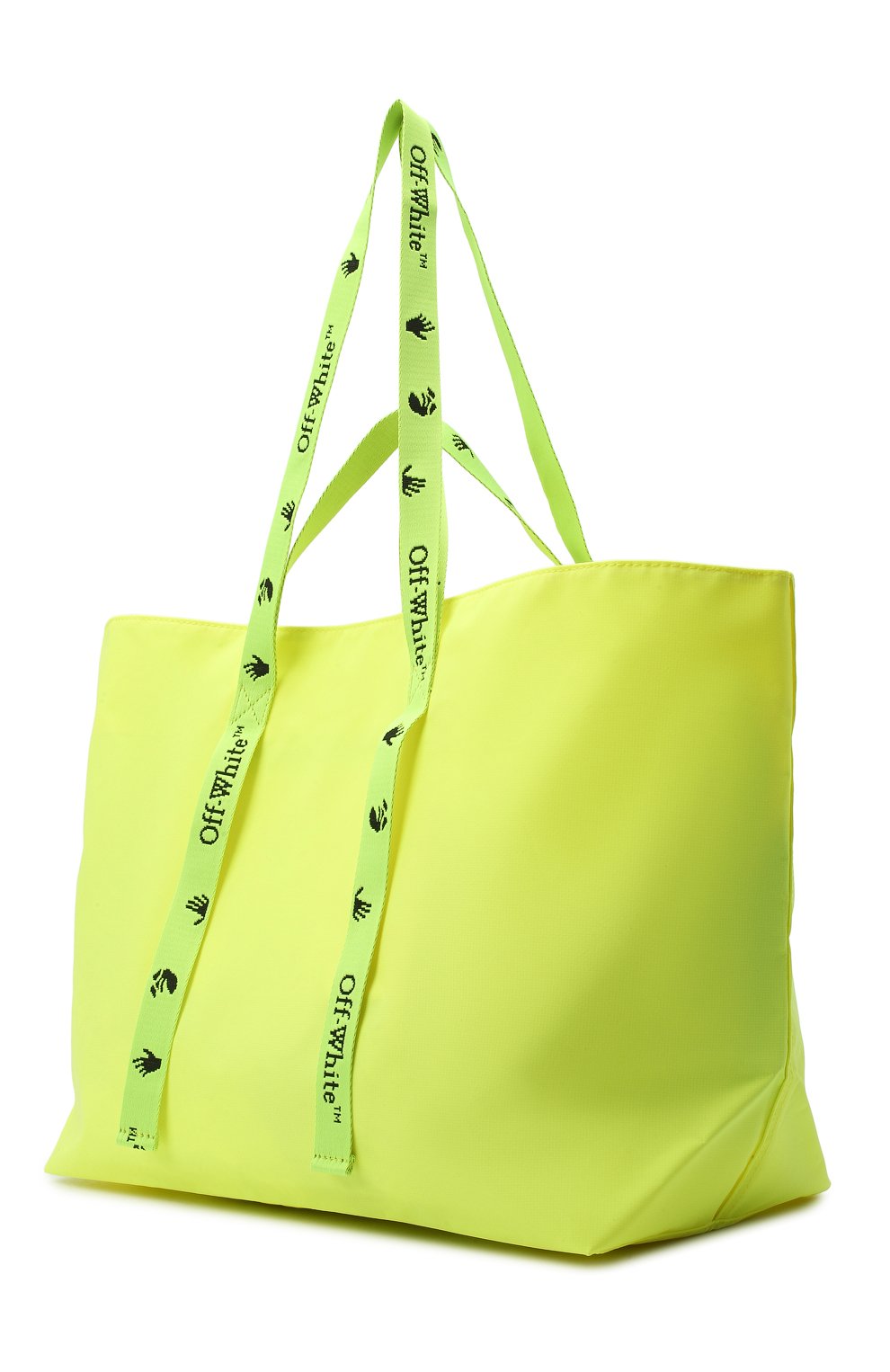 Женский сумка-тоут sculpture OFF-WHITE желтого цвета по цене 25200 руб., арт. 0WNA094E20PLA0011810 | Фото 3 Женский сумка-тоут sculpture OFF-WHITE желтого цвета, арт. 0WNA094E20PLA0011810 | Фото 3