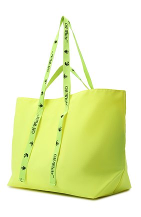 Женский сумка-тоут sculpture OFF-WHITE желтого цвета по цене 25200 руб., арт. 0WNA094E20PLA0011810 | Фото 3 Женский сумка-тоут sculpture OFF-WHITE желтого цвета, арт. 0WNA094E20PLA0011810 | Фото 3