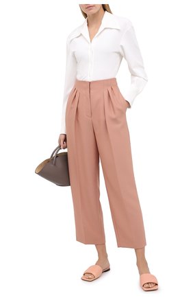 Женские брюки JM STUDIO розового цвета по цене 27970 руб., арт. FW202102 | Фото 2 Женские брюки JM STUDIO розового цвета, арт. FW202102 | Фото 2
