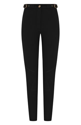 Женские брюки из вискозы VERSACE JEANS COUTURE черного цвета по цене 27650 руб., арт. A1HZA100-ZDP100/11708 | Фото 1 Женские брюки из вискозы VERSACE JEANS COUTURE черного цвета, арт. A1HZA100-ZDP100/11708 | Фото 1