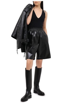 Женский топ HELMUT LANG черного цвета по цене 16400 руб., арт. K06HW501 | Фото 2 Женский топ HELMUT LANG черного цвета, арт. K06HW501 | Фото 2
