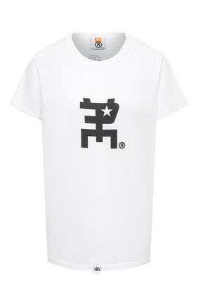 Женская хлопковая футболка TOSKVA белого цвета по цене 9800 руб., арт. GIRL BASE t-shirt-TS.W002-W21-T2-100-800 | Фото 1 Женская хлопковая футболка TOSKVA белого цвета, арт. GIRL BASE t-shirt-TS.W002-W21-T2-100-800 | Фото 1