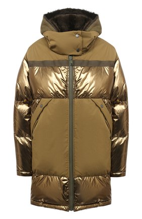 Женский пуховик YS ARMY PARIS хаки цвета по цене 199500 руб., арт. 21WFM00990A13X | Фото 1 Женский пуховик YS ARMY PARIS хаки цвета, арт. 21WFM00990A13X | Фото 1