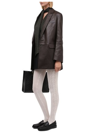 Женские хлопковые колготки GUCCI белого цвета по цене 24000 руб., арт. 627897/3GA10 | Фото 2 Женские хлопковые колготки GUCCI белого цвета, арт. 627897/3GA10 | Фото 2