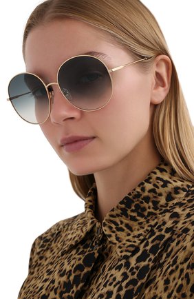 Женские солнцезащитные очки CHLOÉ зеленого цвета по цене 24700 руб., арт. 171S-838 | Фото 2 Женские солнцезащитные очки CHLOÉ зеленого цвета, арт. 171S-838 | Фото 2