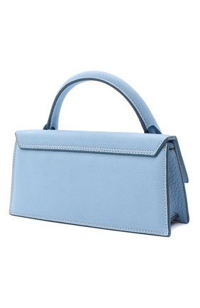 Женская сумка le chiquito long JACQUEMUS голубого цвета по цене 0 руб., арт. 203BA04/304340 | Фото 4 Женская сумка le chiquito long JACQUEMUS голубого цвета, арт. 203BA04/304340 | Фото 4 (Сумки-технические: Сумки через плечо, Сумки top-handle; Материал: Натуральная кожа; Ремень/цепочка: На ремешке; Размер: small)