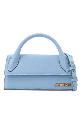 Женская сумка le chiquito long JACQUEMUS голубого цвета по цене 0 руб., арт. 203BA04/304340 | Фото 6 Женская сумка le chiquito long JACQUEMUS голубого цвета, арт. 203BA04/304340 | Фото 6 (Сумки-технические: Сумки через плечо, Сумки top-handle; Материал: Натуральная кожа; Ремень/цепочка: На ремешке; Размер: small)