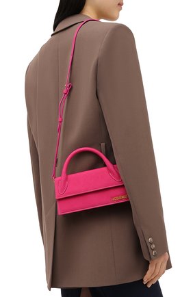 Женская сумка le chiquito long JACQUEMUS розового цвета по цене 49950 руб., арт. 203BA04/304450 | Фото 5 Женская сумка le chiquito long JACQUEMUS розового цвета, арт. 203BA04/304450 | Фото 5