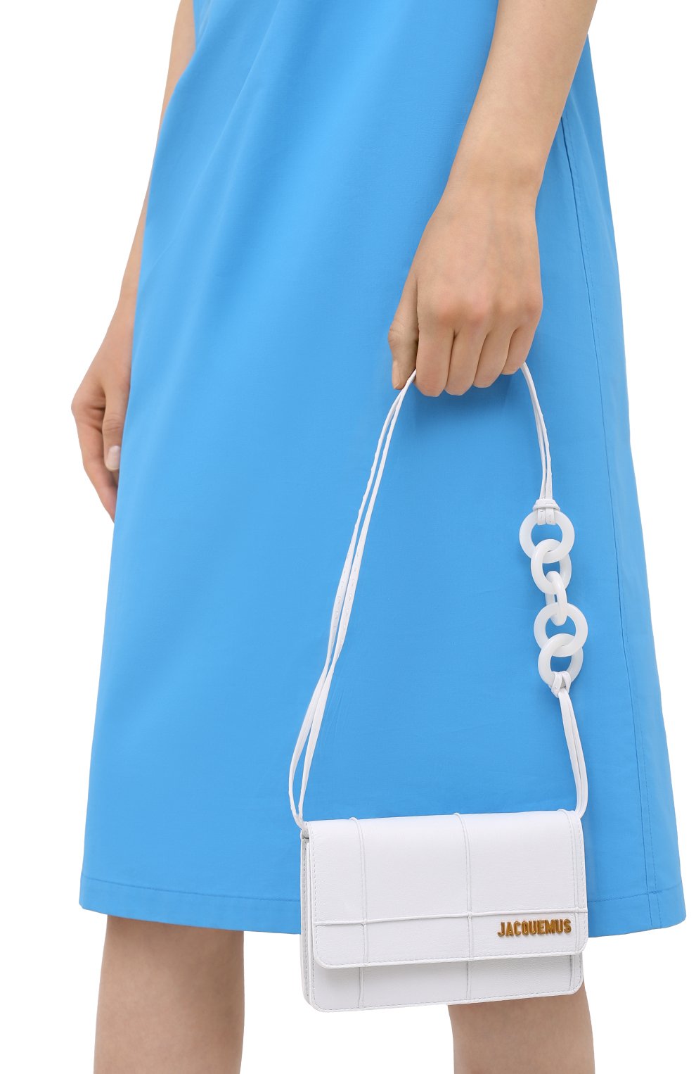 Женская сумка le riviera mini JACQUEMUS белого цвета по цене 49950 руб., арт. 203BA09/308100 | Фото 2 Женская сумка le riviera mini JACQUEMUS белого цвета, арт. 203BA09/308100 | Фото 2