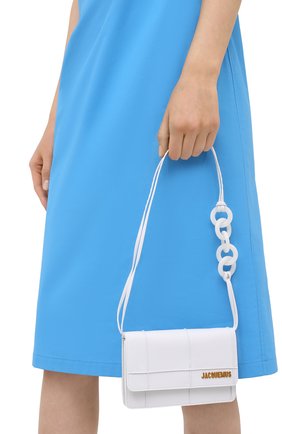 Женская сумка le riviera mini JACQUEMUS белого цвета по цене 49950 руб., арт. 203BA09/308100 | Фото 2 Женская сумка le riviera mini JACQUEMUS белого цвета, арт. 203BA09/308100 | Фото 2