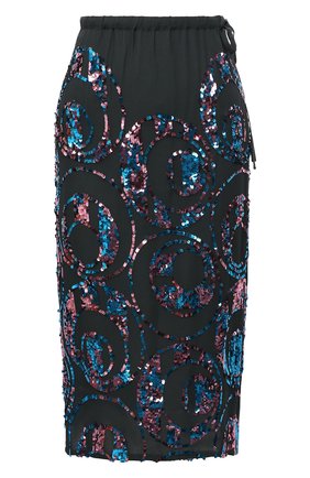 Женская юбка с пайетками DRIES VAN NOTEN зеленого цвета по цене 77000 руб., арт. 202-30831-1424 | Фото 1 Женская юбка с пайетками DRIES VAN NOTEN зеленого цвета, арт. 202-30831-1424 | Фото 1