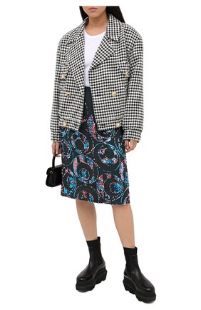 Женская юбка с пайетками DRIES VAN NOTEN зеленого цвета по цене 77000 руб., арт. 202-30831-1424 | Фото 2 Женская юбка с пайетками DRIES VAN NOTEN зеленого цвета, арт. 202-30831-1424 | Фото 2