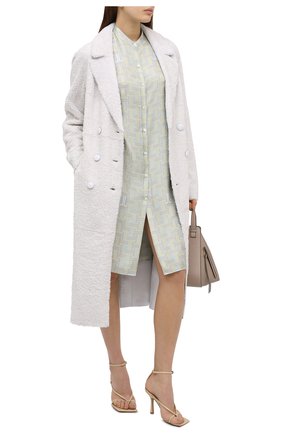 Женское шелковое платье LANVIN голубого цвета по цене 121000 руб., арт. RW-T0632I-4631-A20 | Фото 2 Женское шелковое платье LANVIN голубого цвета, арт. RW-T0632I-4631-A20 | Фото 2