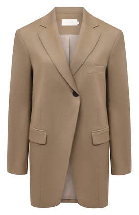 Женский шерстяной жакет LOW CLASSIC бежевого цвета по цене 47200 руб., арт. L0W20FW_BZ11BE | Фото 1 Женский шерстяной жакет LOW CLASSIC бежевого цвета, арт. L0W20FW_BZ11BE | Фото 1