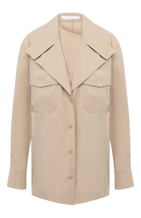 Женская рубашка LOW CLASSIC бежевого цвета по цене 22550 руб., арт. L0W20FW_SH07BE | Фото 1 Женская рубашка LOW CLASSIC бежевого цвета, арт. L0W20FW_SH07BE | Фото 1