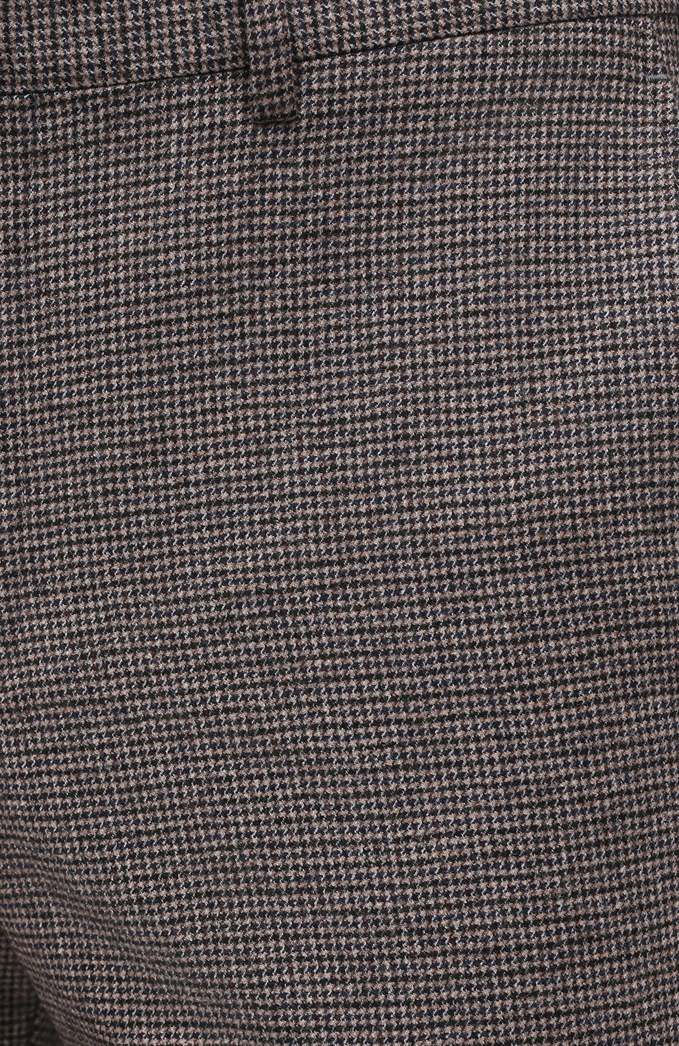 Мужские шерстяные брюки LORO PIANA коричневого цвета, арт. FAL4318 | Фото 5 (Материал внешний: Шерсть; Длина (брюки, джинсы): Стандартные; Случай: Повседневный; Региональные ограничения белый список (Axapta Mercury): RU; Материал подклада: Синтетический материал; Стили: Кэжуэл)
