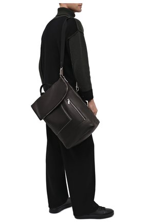 Мужской кожаный рюкзак RICK OWENS черного цвета по цене 161500 руб., арт. RA20F0669/LCW | Фото 2 Мужской кожаный рюкзак RICK OWENS черного цвета, арт. RA20F0669/LCW | Фото 2