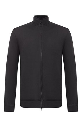 Мужской шерстяной кардиган LORO PIANA темно-серого цвета по цене 619000 руб., арт. FAI3033 | Фото 1 Мужской шерстяной кардиган LORO PIANA темно-серого цвета, арт. FAI3033 | Фото 1 (Рукава: Длинные; Длина (для топов): Стандартные; Материал внешний: Шерсть; Мужское Кросс-КТ: Кардиган-одежда; Стили: Кэжуэл)