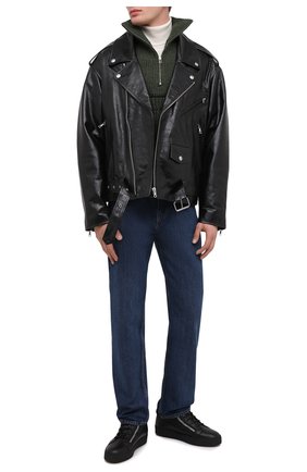 Мужские кожаные кеды kriss winter GIUSEPPE ZANOTTI DESIGN черного цвета по цене 57900 руб., арт. RU00019/001 | Фото 2 Мужские кожаные кеды kriss winter GIUSEPPE ZANOTTI DESIGN черного цвета, арт. RU00019/001 | Фото 2