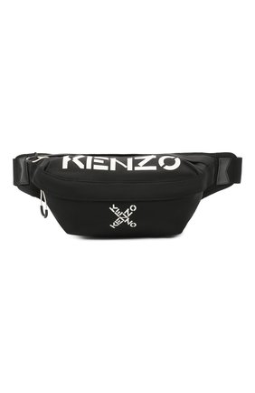 Мужская текстильная поясная сумка kenzo sport KENZO черного цвета по цене 13750 руб., арт. FA65SA221F21 | Фото 1 Мужская текстильная поясная сумка kenzo sport KENZO черного цвета, арт. FA65SA221F21 | Фото 1