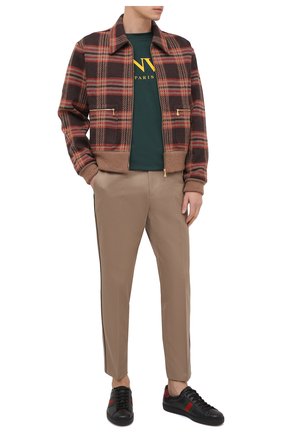 Мужская шерстяной кардиган GUCCI разноцветного цвета по цене 116000 руб., арт. 633111/XJCVF | Фото 2 Мужская шерстяной кардиган GUCCI разноцветного цвета, арт. 633111/XJCVF | Фото 2