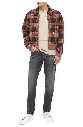 Мужская хлопковая футболка JACQUEMUS бежевого цвета по цене 27150 руб., арт. 206JS18/22425A | Фото 2 Мужская хлопковая футболка JACQUEMUS бежевого цвета, арт. 206JS18/22425A | Фото 2