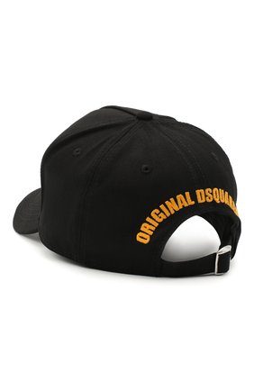 Мужской хлопковая бейсболка DSQUARED2 черного цвета по цене 11750 руб., арт. BCM0081 05C00001 | Фото 2 Мужской хлопковая бейсболка DSQUARED2 черного цвета, арт. BCM0081 05C00001 | Фото 2