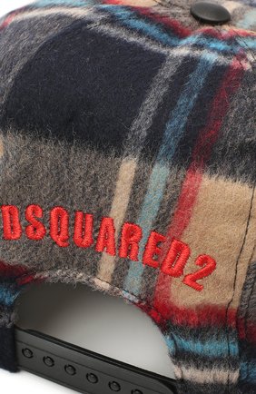 Мужская шерстяное кепи DSQUARED2 разноцветного цвета по цене 23450 руб., арт. HAM0029 05M03292 | Фото 3 Мужская шерстяное кепи DSQUARED2 разноцветного цвета, арт. HAM0029 05M03292 | Фото 3