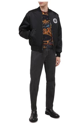 Мужская хлопковая футболка BALMAIN разноцветного цвета по цене 46400 руб., арт. UH01601/I351 | Фото 2 Мужская хлопковая футболка BALMAIN разноцветного цвета, арт. UH01601/I351 | Фото 2