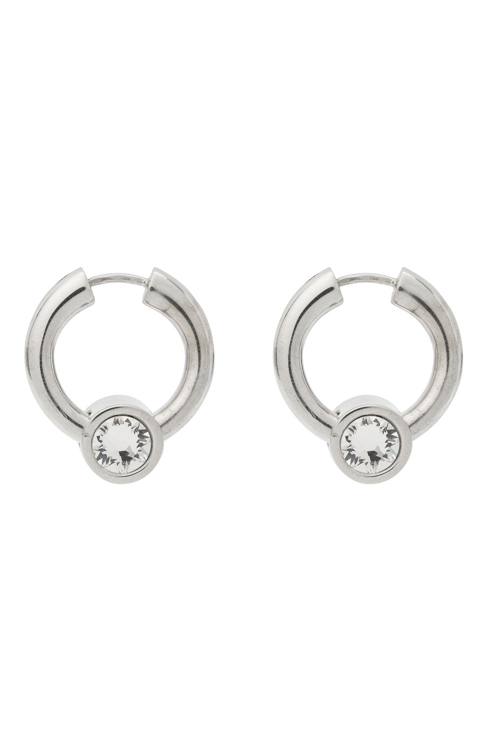 Женские серьги BALENCIAGA серебряного цвета, арт. 624664/J841R | Фото 1
