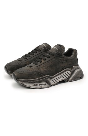 Мужские кожаные кроссовки daymaster DOLCE & GABBANA черного цвета по цене 61850 руб., арт. CS1791/AW918 | Фото 1 Мужские кожаные кроссовки daymaster DOLCE & GABBANA черного цвета, арт. CS1791/AW918 | Фото 1