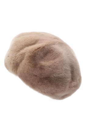 Женский берет из меха норки FURLAND бежевого цвета по цене 46200 руб., арт. 0096100110204600050 | Фото 2 Женский берет из меха норки FURLAND бежевого цвета, арт. 0096100110204600050 | Фото 2
