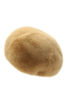 Женский берет из меха норки FURLAND желтого цвета по цене 46200 руб., арт. 0013600110200600576 | Фото 2 Женский берет из меха норки FURLAND желтого цвета, арт. 0013600110200600576 | Фото 2