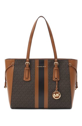Женский сумка-шопер voyager MICHAEL MICHAEL KORS коричневого цвета по цене 27200 руб., арт. 30T0GV6T2B | Фото 1 Женский сумка-шопер voyager MICHAEL MICHAEL KORS коричневого цвета, арт. 30T0GV6T2B | Фото 1