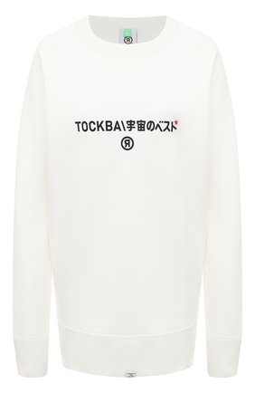 Женская хлопковый свитшот TOSKVA белого цвета по цене 14280 руб., арт. SWIT sweatshirt -SS.U001-W21-F5-100-200 | Фото 1 Женская хлопковый свитшот TOSKVA белого цвета, арт. SWIT sweatshirt -SS.U001-W21-F5-100-200 | Фото 1