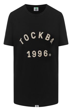 Женская хлопковая футболка TOSKVA черного цвета по цене 9800 руб., арт. GIRL BASE t-shirt-TS.W002-W21-T4M-900-300 | Фото 1 Женская хлопковая футболка TOSKVA черного цвета, арт. GIRL BASE t-shirt-TS.W002-W21-T4M-900-300 | Фото 1