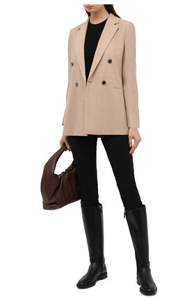Женские кожаные сапоги timeless TOD’S черного цвета по цене 89950 руб., арт. XXW60C0DF10G0C | Фото 2 Женские кожаные сапоги timeless TOD’S черного цвета, арт. XXW60C0DF10G0C | Фото 2