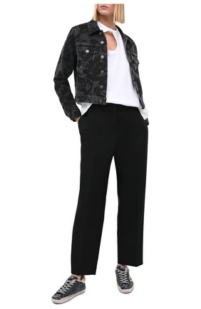 Женские кожаные кеды superstar GOLDEN GOOSE DELUXE BRAND черного цвета по цене 43250 руб., арт. GWF00101.F000824 | Фото 2 Женские кожаные кеды superstar GOLDEN GOOSE DELUXE BRAND черного цвета, арт. GWF00101.F000824 | Фото 2